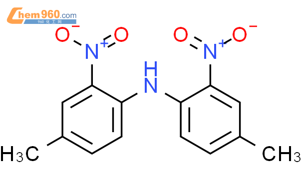 65712 02 9benzenamine 4 Methyl N 4 Methyl 2 Nitrophenyl 2 Nitro 化学式、结构式、分子式、mol 960化工网 