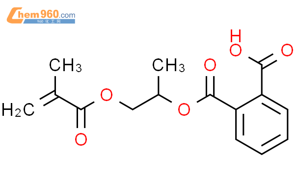 65859 45 2 1 methyl 2 2 methyl 1 oxoallyl oxy ethyl hydrogen phthalateCAS号 65859 45 2 1 methyl