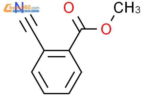 2-氰基苯甲酸甲酯结构式图片|6587-24-2结构式图片
