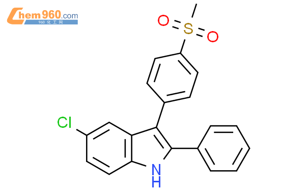 H Indole Chloro Methylsulfonyl Phenyl Phenyl