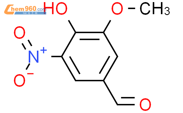 5-硝基香兰素结构式图片|6635-20-7结构式图片