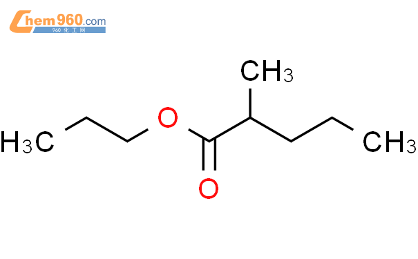 2-甲基戊酸正丙酯结构式图片|6639-14-1结构式图片