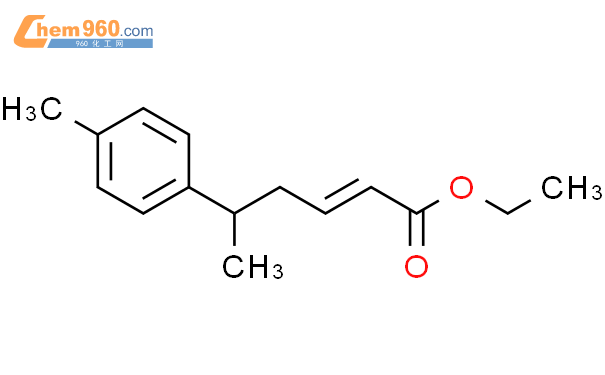 66402 44 6 2 Hexenoic acid 5 4 methylphenyl ethyl ester 2E 化学式结构式分子式molsmiles 960化工网