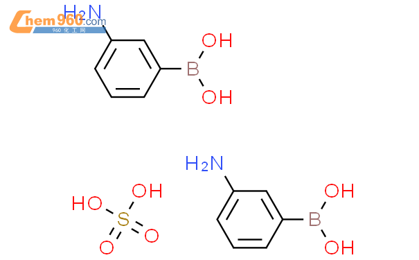 硫酸3-氨基苯基硼酸结构式图片|66472-86-4结构式图片