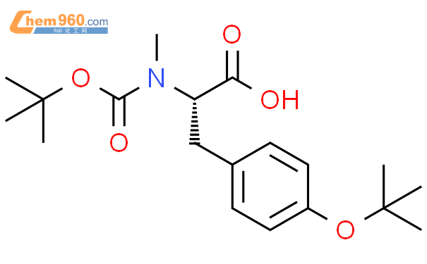 (Tert-Butoxy)Carbonyl N-Me-Tyr(tBu)-OH结构式图片|66638-37-7结构式图片