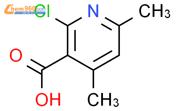 2-氯-4,6-二甲基吡啶-3-甲酸结构式图片|66662-48-4结构式图片