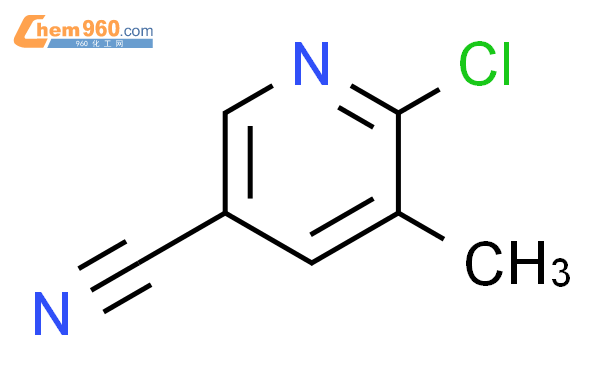 2-氯-5-氰基-3-甲基吡啶结构式图片|66909-33-9结构式图片
