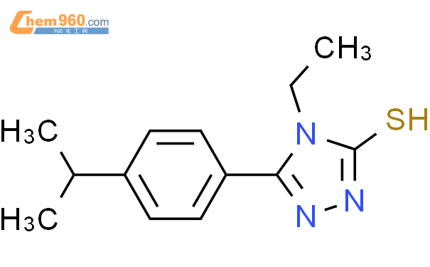 4-乙基-5-(4-异丙基苯基)-4H-1,2,4-噻唑-3-硫醇
