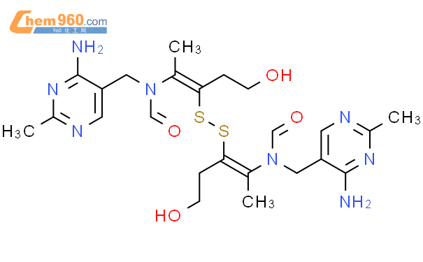 硫胺二硫化合物结构式图片|67-16-3结构式图片