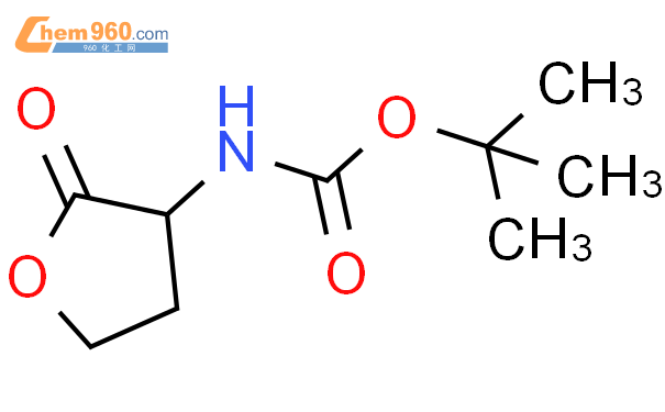 (R)-2-氧代四氢呋喃-3-基氨基甲酸叔丁酯结构式图片|67198-86-1结构式图片