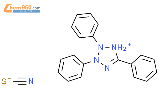 2,3,5-triphenyl-1H-tetrazol-1-ium,thiocyanate