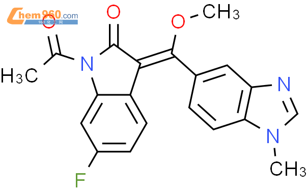 674772 02 22h Indol 2 One1 Acetyl 6 Fluoro 13 Dihydro 3 Methoxy1 Methyl 1h Benzimidazol 5 