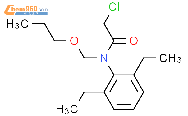 2-chloro-N-(2,6-diethylphenyl)-N-(propoxymethyl)acetamide