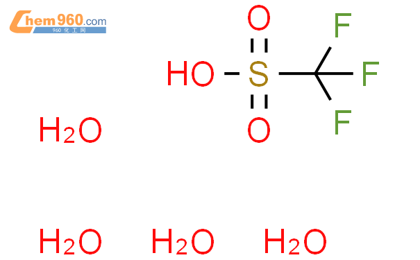 trifluoromethanesulfonic acid,tetrahydrate