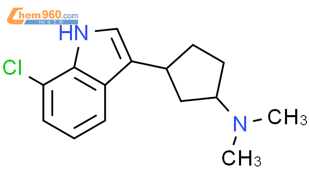 676169-77-0,CYCLOPENTANAMINE, 3-(7-CHLORO-1H-INDOL-3-YL)-N,N-DIMETHYL ...