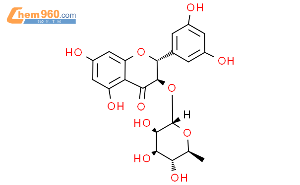 3,5,7,3,5-Pentahydroxy-2R,3R-flavanonol 3-O-α-L-rhamnopyranoside