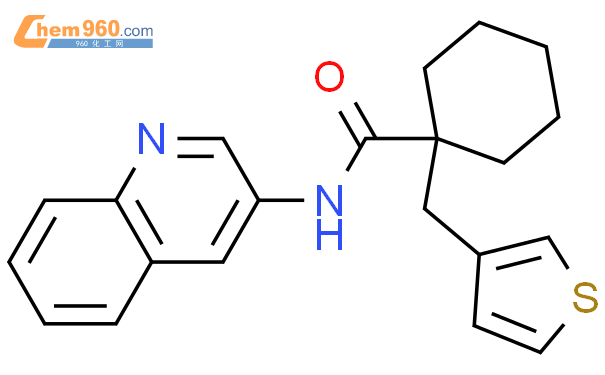 Cyclohexanecarboxamide N Quinolinyl Thienylmethyl