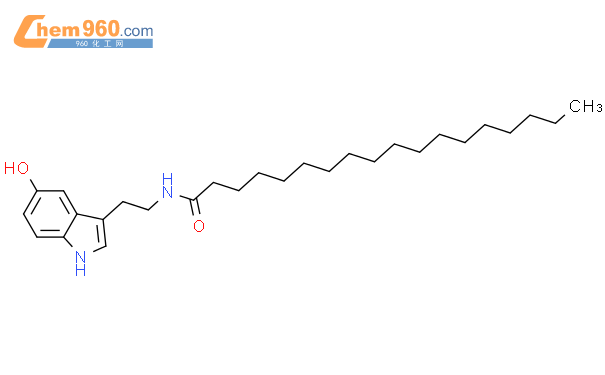 N-[2-(5-hydroxy-1H-indol-3-yl)ethyl]octadecanamide结构式图片|67964-87-8结构式图片