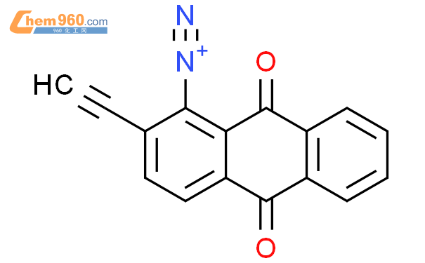 682355 69 7 1 Anthracenediazonium 2 Ethynyl 9 10 Dihydro 9 10 Dioxo 化学式、结构式、分子式、mol、smiles 960化工网