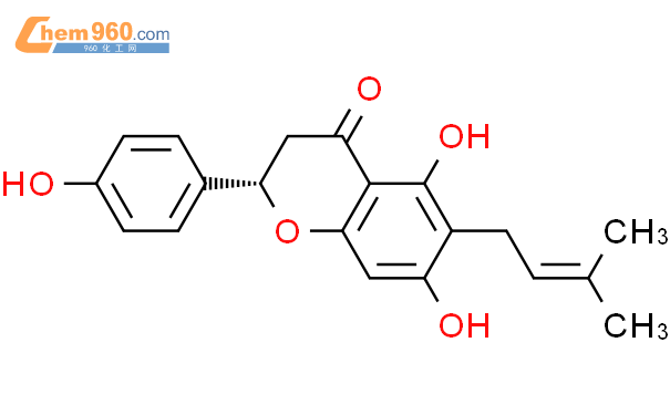 6-异戊烯基柚皮素结构式图片|68236-13-5结构式图片