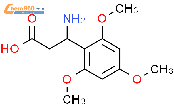 3-氨基-3-(2,4,6-三甲氧基苯基)-丙酸
