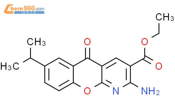 2-氨基-7-异丙基-5-氧代-5H-[1]苯并吡喃[2,3-b]吡啶-3-羧酸乙酯