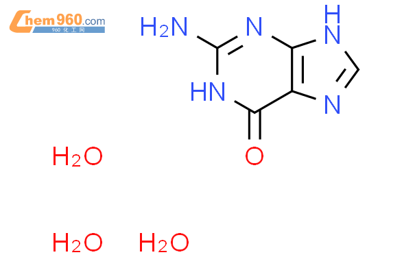 2-amino-3,7-dihydropurin-6-one,trihydrate