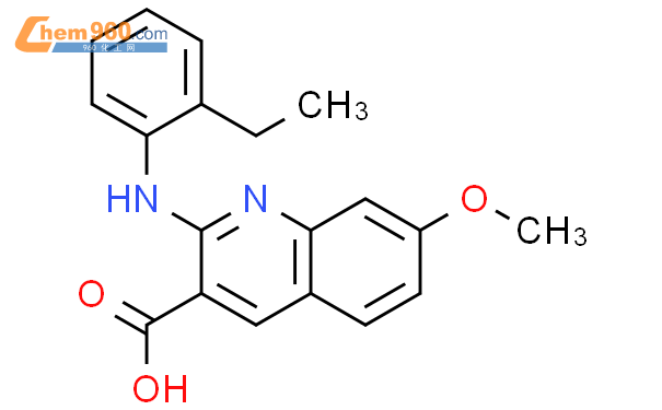 683750 49 4 3 Quinolinecarboxylic Acid 2 2 Ethylphenyl Amino 7