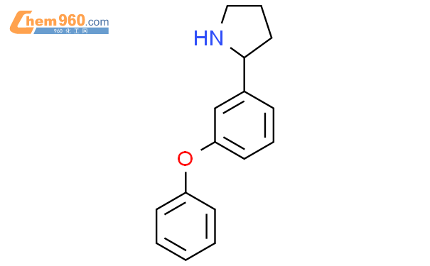 2-(3-苯氧基苯基)吡咯烷结构式图片|68548-75-4结构式图片