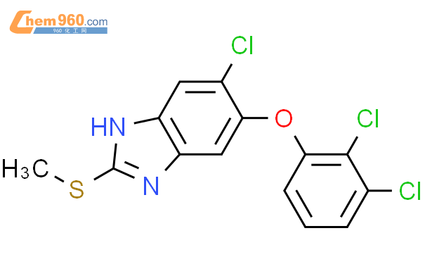 6-氯-5-(2,3-二氯苯氧基)-2-(甲硫基)-1H-苯并[d]咪唑