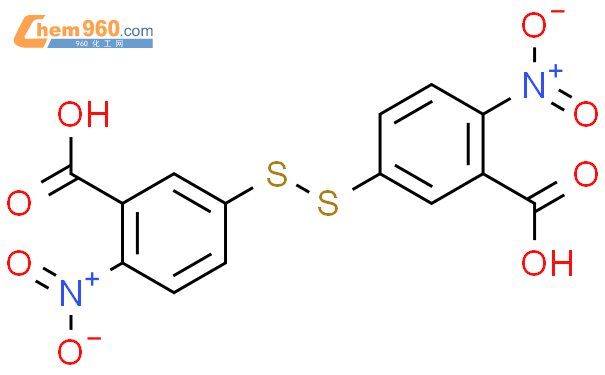 5,5＇二硫代双(2-硝基苯甲酸)结构式图片|69-78-3结构式图片