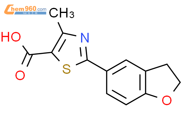 2-(2,3-二氢-1-苯并呋喃-5-基)-4-甲基-1,3-噻唑-5-羧酸