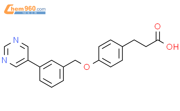 691904 21 9 BENZENEPROPANOIC ACID 4 3 5 PYRIMIDINYL PHENYL METHOXY