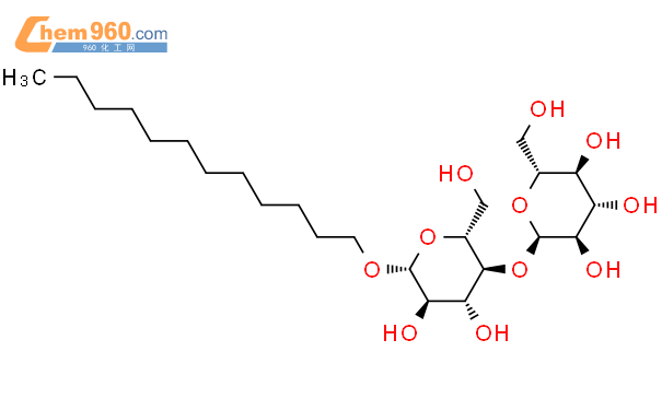 十二烷基-beta-D-麦芽糖苷结构式图片|69227-93-6结构式图片