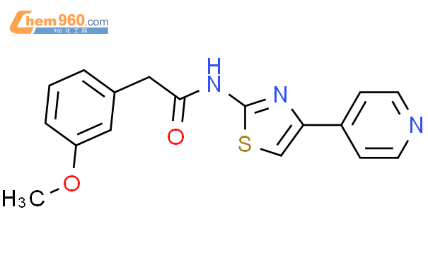 692869-32-2_2-(3-methoxy-phenyl)-N-(4-pyridin-4-yl-thiazol-2-yl ...