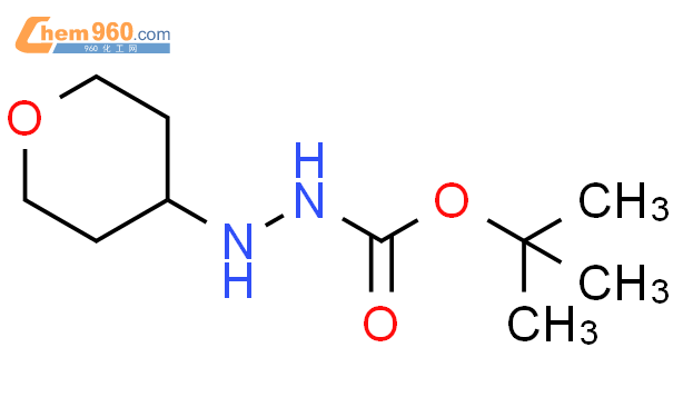 2-(四氢吡喃-4-基)肼基甲酸叔丁酯结构式图片|693287-79-5结构式图片