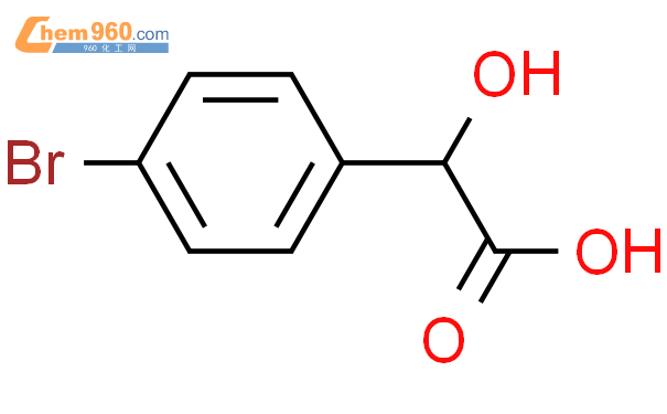 对溴扁桃酸结构式图片|6940-50-7结构式图片