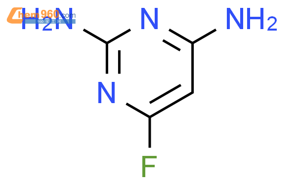 2,4-二氨基-6-氟嘧啶结构式图片|696-83-3结构式图片
