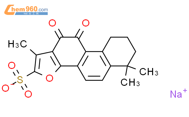 丹参酮IIA-磺酸钠结构式图片|69659-80-9结构式图片