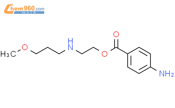 2-(3-methoxypropylamino)ethyl 4-aminobenzoate;hydrochloride