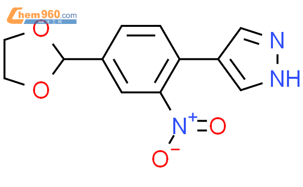 H Pyrazole Dioxolan Yl Nitrophenyl Cas