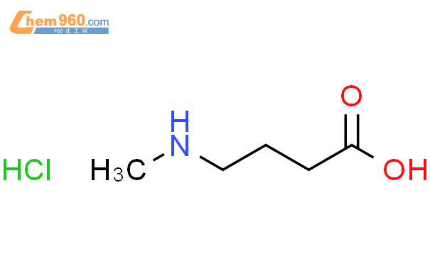 4-(甲基氨基)丁酸盐酸盐结构式图片|6976-17-6结构式图片