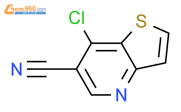 7-氯噻吩并[3,2-b]吡啶-6-甲腈结构式图片|700844-09-3结构式图片