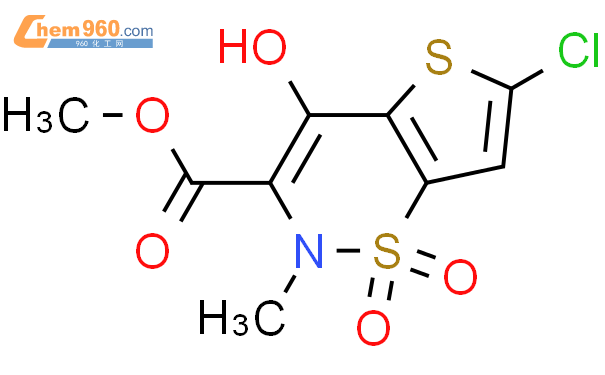 [Perfemiker]6-氯-4-羟基-2-甲基-2-甲基-2H-噻吩并[2，3-e][1，2]噻嗪-3-羧酸甲酯 1，1-二氧化物,95%