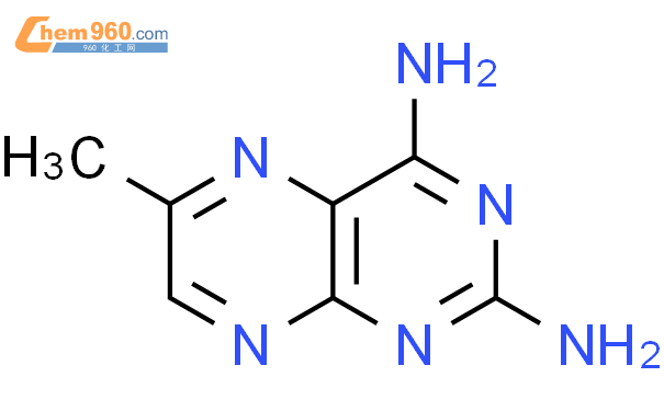 6-甲基-2,4-蝶啶二胺结构式图片|708-74-7结构式图片