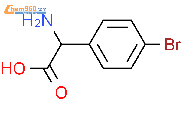 Benzeneacetic acid, 伪-amino-4-bromo-