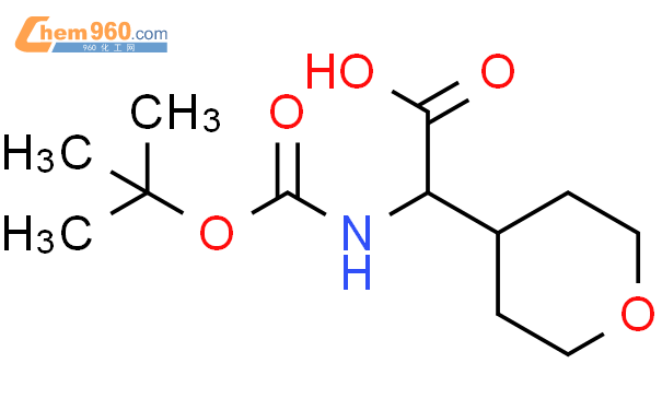 BOC-4`四氢吡喃基甘氨酸结构式图片|711017-85-5结构式图片