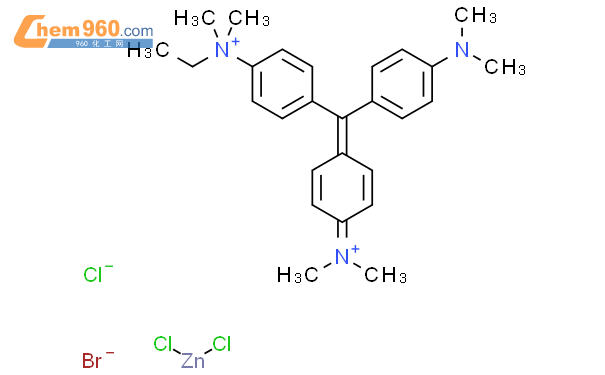 甲基绿氯化锌盐结构式图片|7114-03-6结构式图片