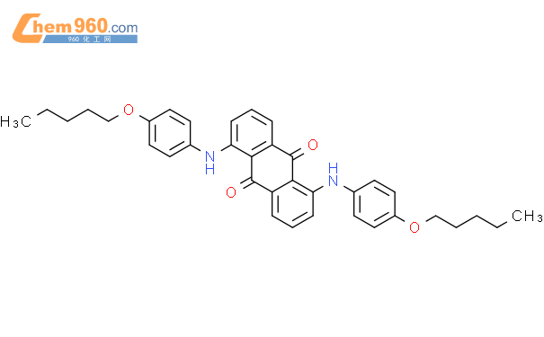 9,10-Anthracenedione,1,5-bis[[4-(pentyloxy)phenyl]amino]-