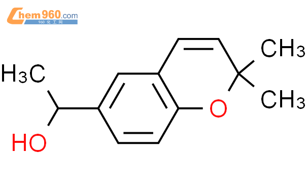 6-（1-羟乙基）-2,2-二甲基-2H-1-苯并吡喃结构式图片|71822-00-9结构式图片